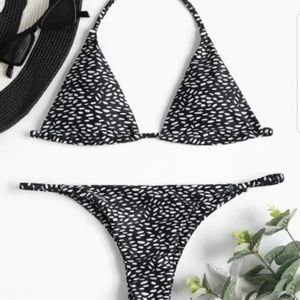 Spotted Thong Bikini